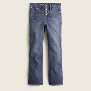 J.Crew 2022 10" demi-boot crop jean in Stone Street wash